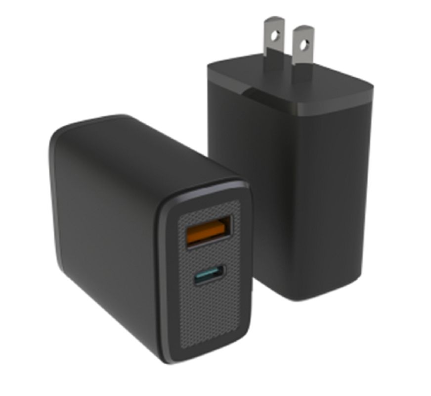 ETEK GaN Technologie ermöglicht effizientes Schnelltelefonladegerät Intelligente Stromzuteilung über zwei Ports 1 USB-C + 1 USB-A