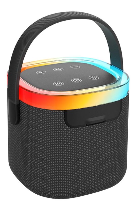 66mm 10W wasserdichtes Lautsprecher mit IPX5-Bewertung mit 1800mAh Batterie AUX/TF/USB/FM 4-Modus Wiedergabe / Anrufen