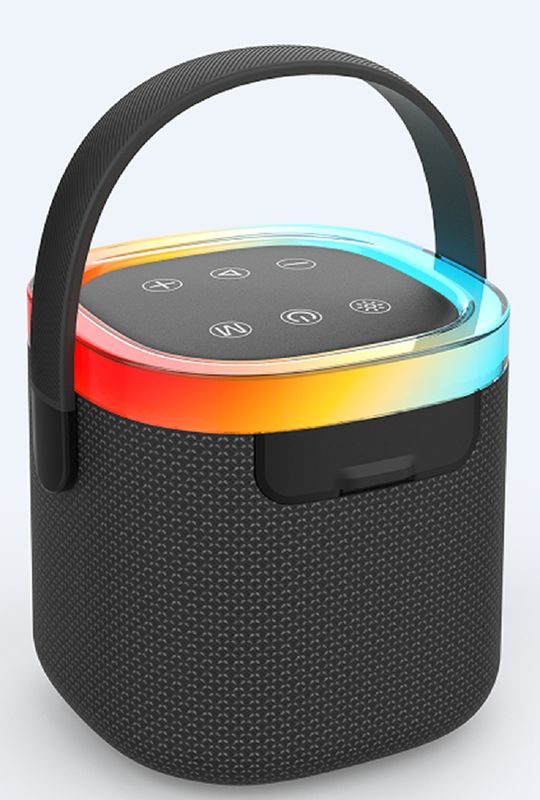 66mm 10W wasserdichtes Lautsprecher mit IPX5-Bewertung mit 1800mAh Batterie AUX/TF/USB/FM 4-Modus Wiedergabe / Anrufen