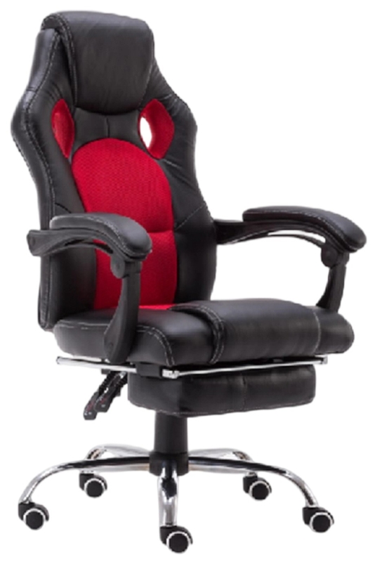 Ergonomischer Bürostuhl verfügt über 350mm PU-Rollen mit Chrom-Basis und 100mm Lackiergaslift, Multifunktionsmechanismus