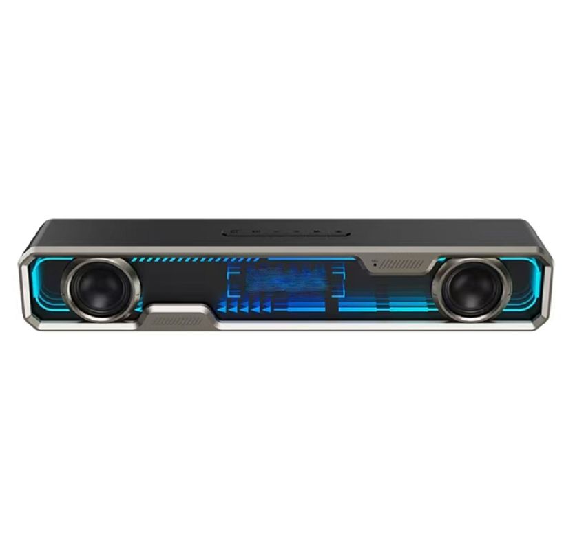 6W Dual-Treiber Soundbar mit USB-Ladefunktion & Stoffbezug 35Hz-16KHz Frequenzgang >36dB SNR Stromversorgung über DC 5V