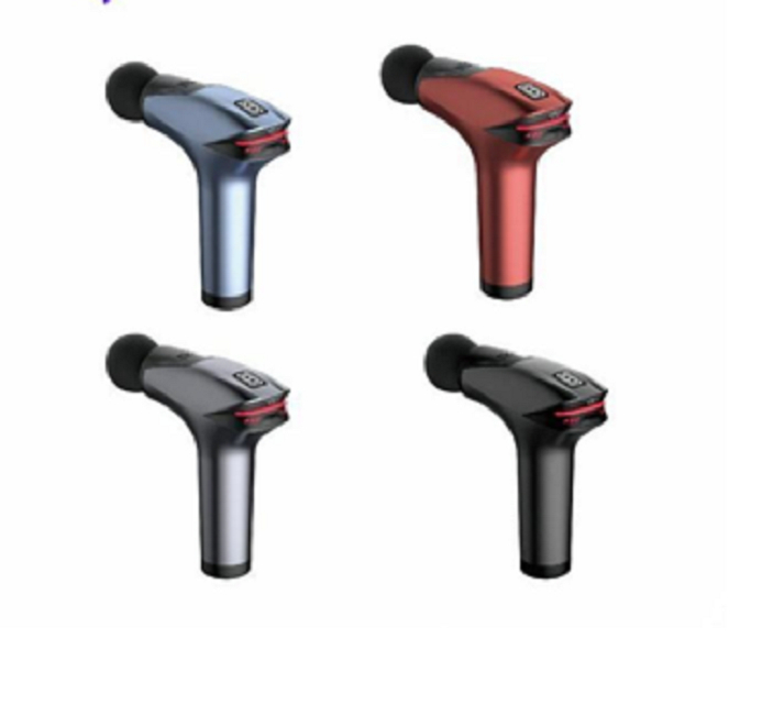 Massage-Pistolen Feature ABS + Silikon Konstruktion Mit 7,4V Nennspannung 5V / 2A Eingang 30W Leistung 1800mAh Batterie 1800-3200 RPM Geschwindigkeit