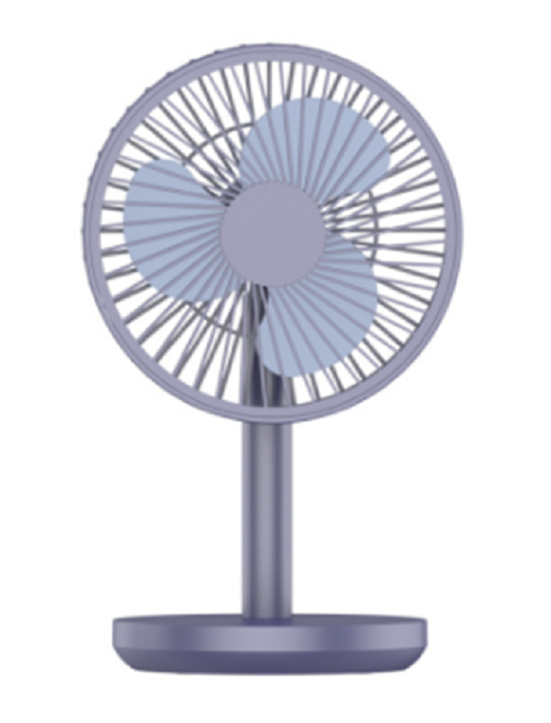 Rechargeable Brushless Motor Fan with 3600mAh Battery for 3-5 Hours Runtime and Low Noise Operation