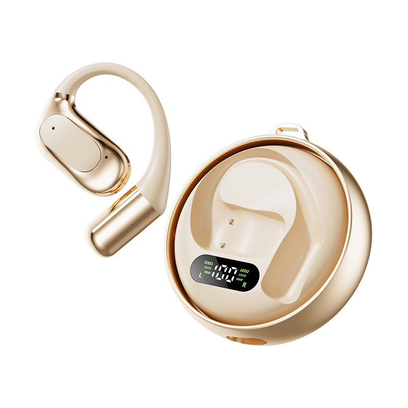 TWS Bluetooth 5.4 Ohrhörer,A2DP/AVRCP/HFP, 13mm Kupferring-Treiber, Schwarz/Hautfarbe, Bluetrum5756C Chip
