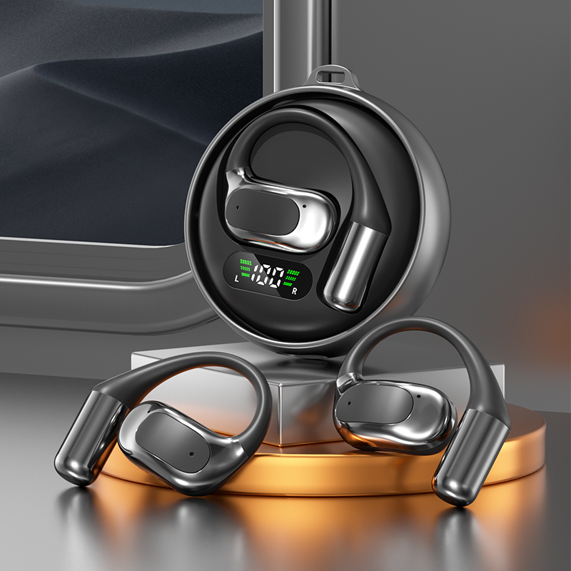 TWS Bluetooth 5.4 Ohrhörer,A2DP/AVRCP/HFP, 13mm Kupferring-Treiber, Schwarz/Hautfarbe, Bluetrum5756C Chip