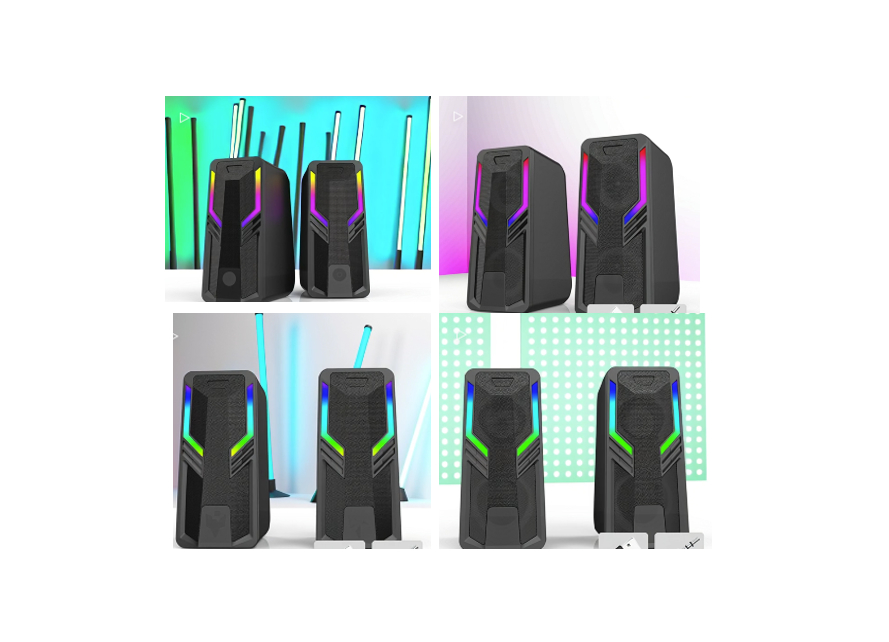 2.0 USB Desktop Speaker,3W*2, 2.5