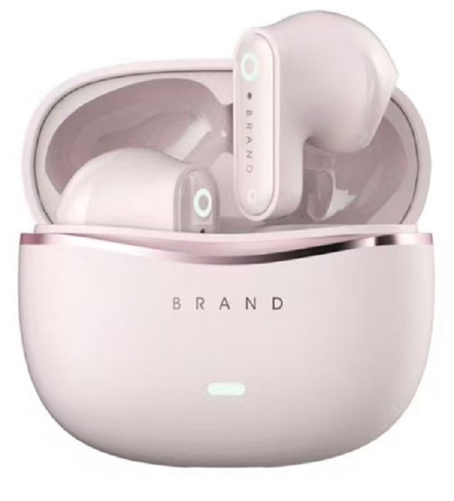 TWS-Wireless-Ohrhörer, Bluetrum 5756T, 13-mm-Lautsprecher, 10 m Reichweite, 4 Stunden Spielzeit, 25 mAh + 180 mAh Ladecase, Schwarz/Weiß/Rosa