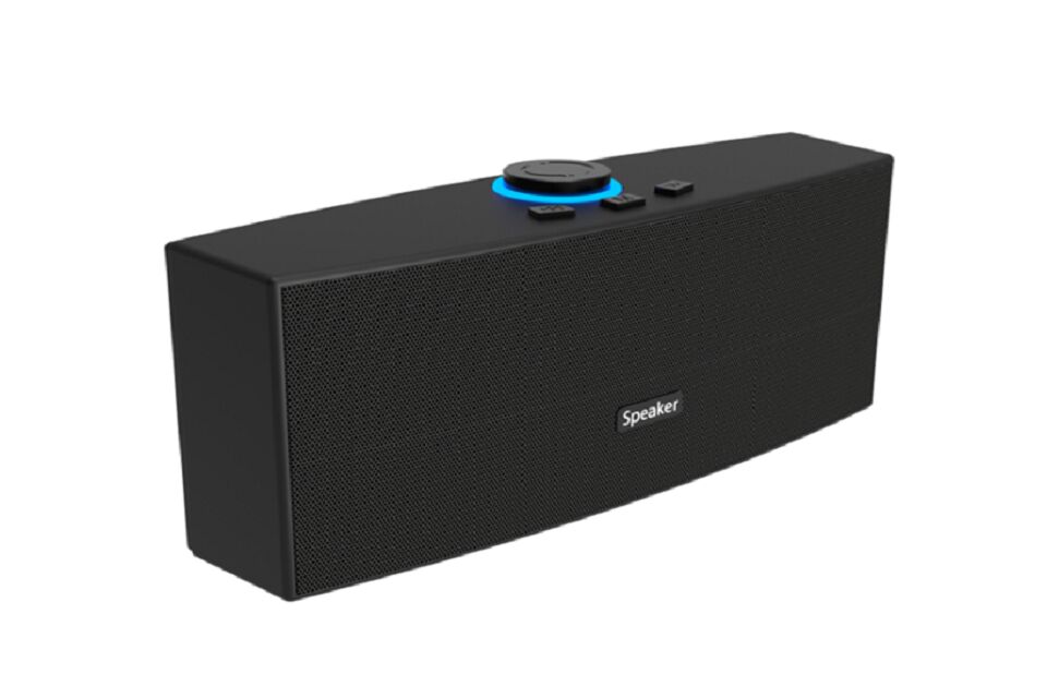 Dual-Driver Portable Bluetooth Speaker,JL5.4 Chip, ABS+Iron Mesh, 2400mAh Akku, Multi-Funktion (BT/TF/USB/AUX), RGB Knob Light