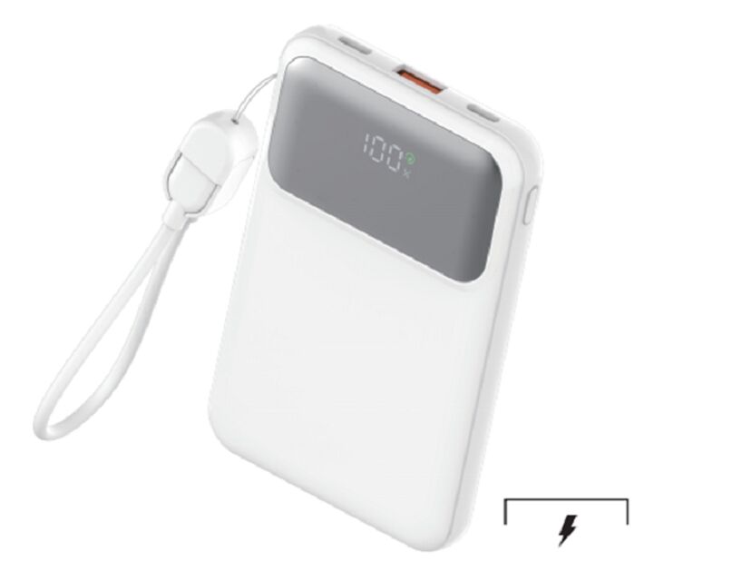10000 mAh Power Bank,22.5W PD, doppelte C-Typ-Polymerzelle der Klasse A