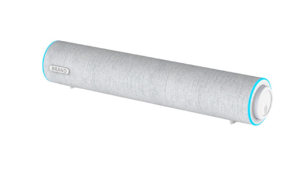 3W*2 Desktop-Soundbar, Dual 2-Zoll-Treiber, 35Hz-16kHz, >36dB Trennung, USB-betrieben (DC 5V), Kunststoff+Stoff-Finish, 1,3m Kabel