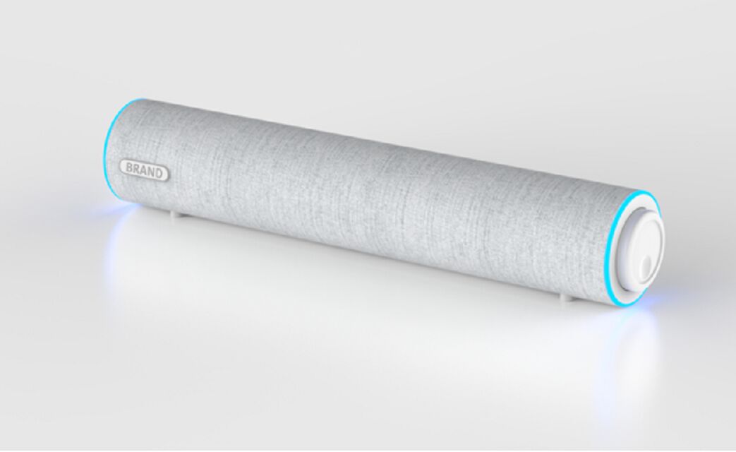 3W*2 Desktop-Soundbar, Dual 2-Zoll-Treiber, 35Hz-16kHz, >36dB Trennung, USB-betrieben (DC 5V), Kunststoff+Stoff-Finish, 1,3m Kabel