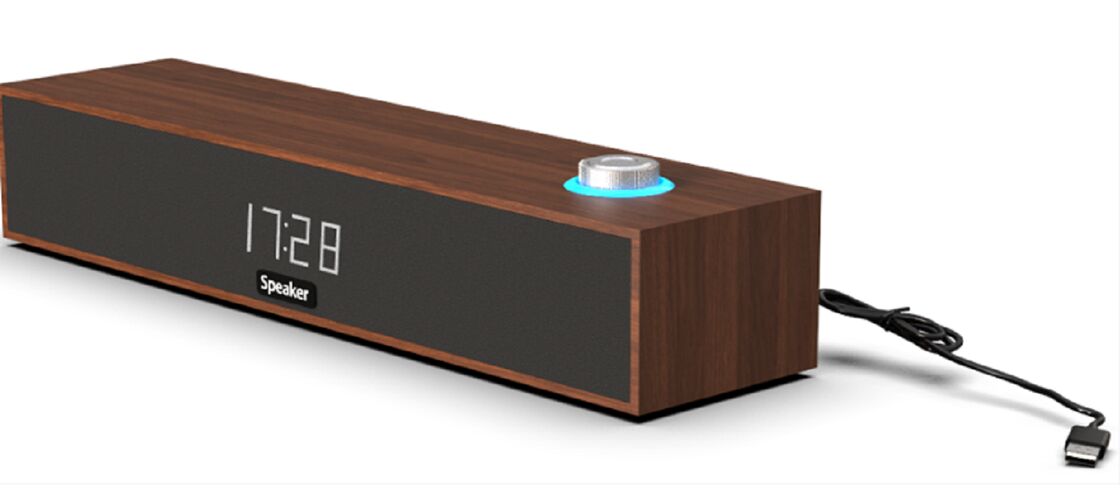 Holz-Bluetooth-Lautsprecher, Bluetrum V5.4, 6W Stereo, 2