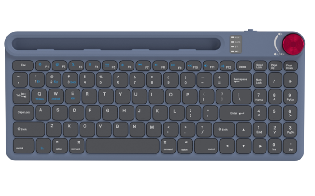 96-Key Bluetooth 5.0 Keyboard,Dual BT 3.0/5.0, AAA Battery, Custom Logo