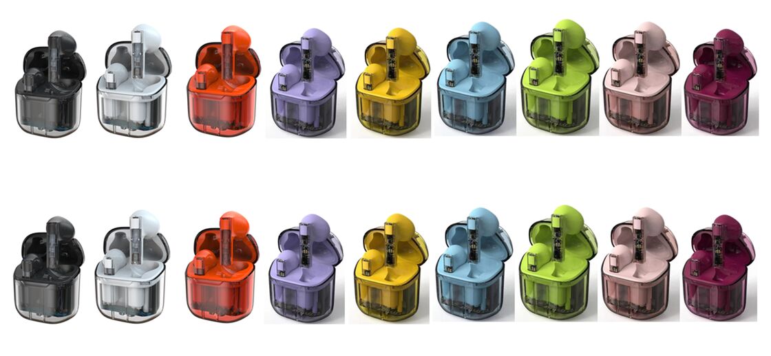 9-Farb-TWS-Ohrhörer,JL6983D, 13mm-Treiber, 4H Spielzeit, Schwarz/Weiß/Orange/Blau/Grün/Gelb/Purpur, usw.