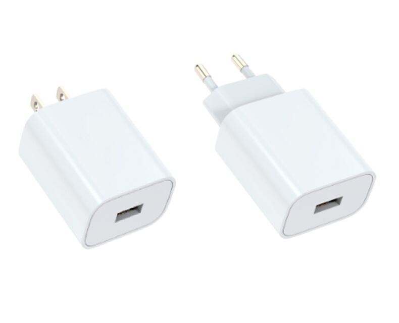 QC 18W USB-A Schnellladegerät, US-Stecker, Multi-Spannungs-Ausgang, Kompakte PE-Verpackung