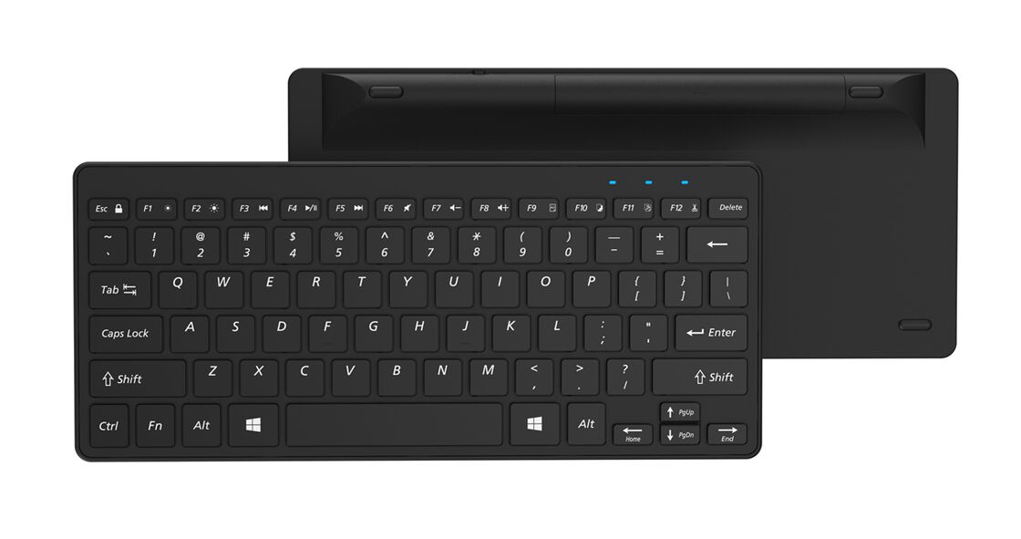 Ultra-Schlanke Doppelmodus drahtlose Tastatur, Schere Tasten, 2.4G + Bluetooth 5.0