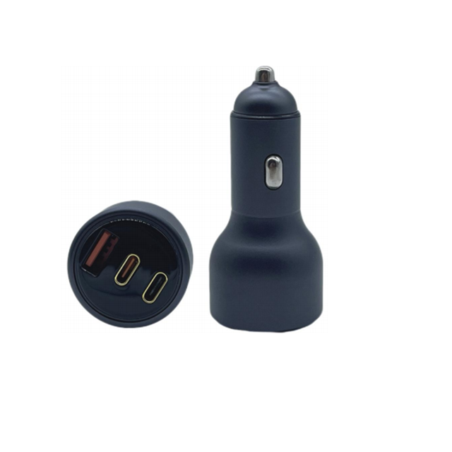 95 Watt Autolader, Dual Typ-C + USB-A, 65 Watt PD Schnellladung