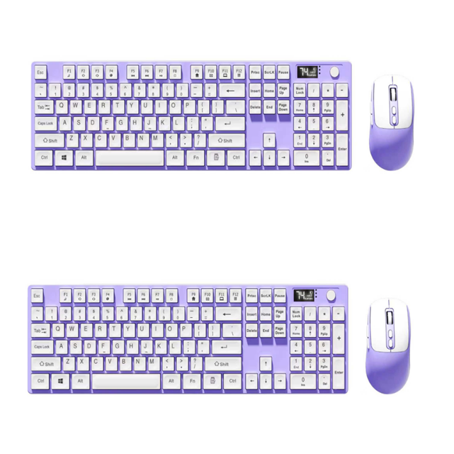 Wiederaufladbare dreimodige drahtlose Maus mit Ladebasis -Wired/Bluetooth/2.4G, 6 programmierbare Tasten