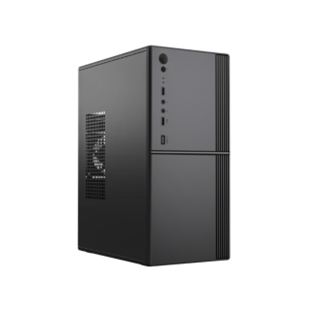 Kompakte ATX-Gehäuse 0,33mm SPCC, Front 12cm Lüfter, Dual USB + Audio, M-ATX Unterstützung, 260 * 160 * 350mm