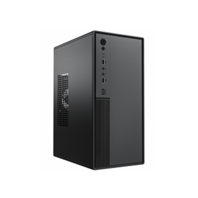 Kompakte ATX-Gehäuse 0,33mm SPCC, Front 12cm Lüfter, Dual USB + Audio, M-ATX Unterstützung, 260 * 160 * 350mm