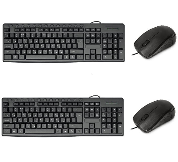 Kabelfeste wasserdichte Multimedia-Tastatur und Maus Set 104-Taste + 13 Schalttasten / 1200 DPI HIPS Anpassbar