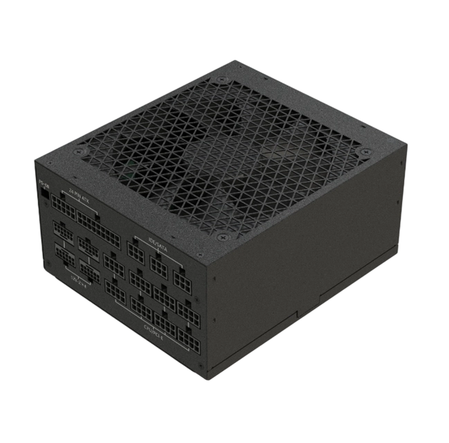 80 PLUS Platinum Vollmodulares Netzteil | ATX 3.1 PCIe 5.1 | Japanische Kondensatoren | Kompakt 140mm | Vollständig schwarze Flachkabel