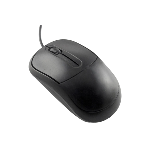 3D-verkabelte Büromaus, 1200 DPI Präzision, HIPS 53g Leichtgewicht, 1,1m Kabel, benutzerdefiniertes Seidenbild-Logo