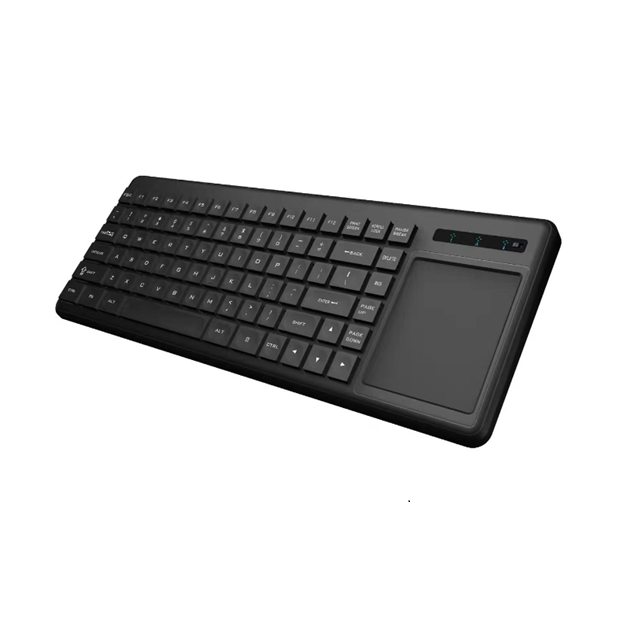 89-Tasten Dual-Mode Kabellose Touch-Tastatur, 2,4G + BT5.0 + Typ-C Wiederaufladbar, 500mAh Akku & 10M Tastenanschläge Lebensdauer