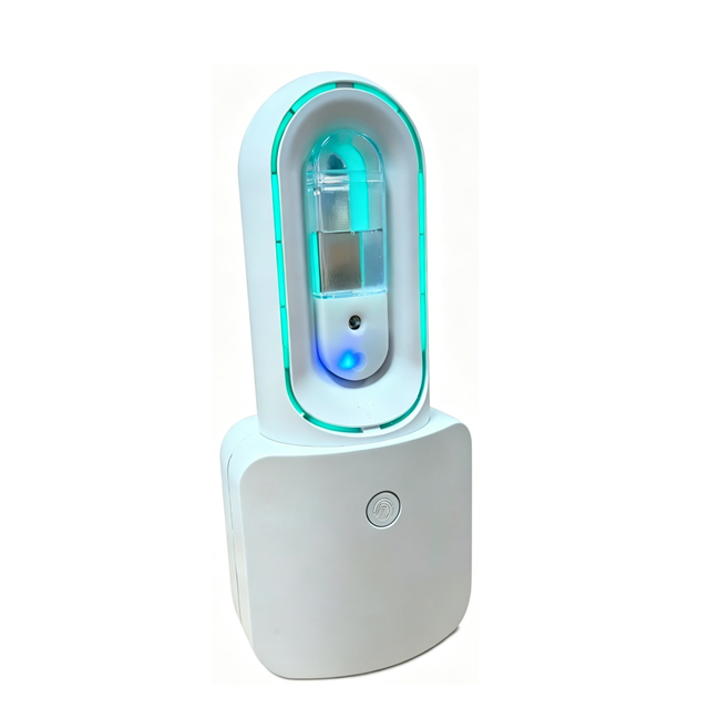 1600mAh Touch Bladeless Fan & Humidifier mit 6-farbigem Warmlicht