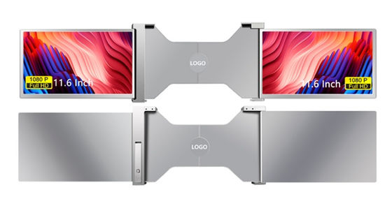 Drei-Bildschirm-Produktivitäts-Entertainment-FHD-Computermonitor mit einem 25,3 mm dünnen Display Full HD IPS 1920 × 1080 HDR-Unterstützung